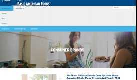 
							         BAF Consumer Brands - Basic American Foods								  
							    