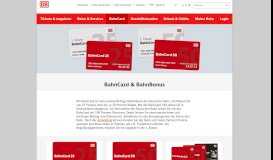 
							         BahnCard: Bei jeder Reise sparen - Deutsche Bahn								  
							    