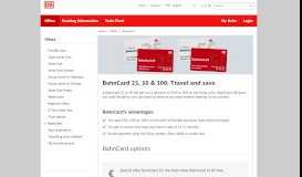 
							         BahnCard: Save on every train ticket with the discount card								  
							    