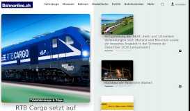 
							         Bahnonline.ch | Schweizer Bahn-Portal.								  
							    