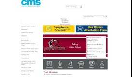 
							         Bailey Middle School - CMS School Web SitesCurrently selected								  
							    