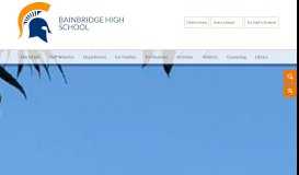 
							         Bainbridge High School / Home								  
							    