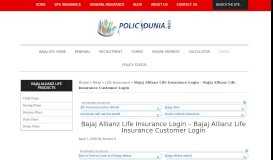 
							         Bajaj Allianz Life Insurance Login | Steps for New User Login								  
							    