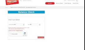 
							         Balance Check for One4all Gift Cards – the ultimate gift of choice								  
							    