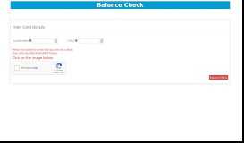 
							         Balance Check - One4All								  
							    