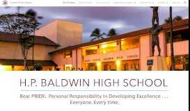 
							         Baldwin High School								  
							    