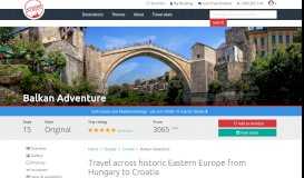 
							         Balkan Adventure | Intrepid Travel AU								  
							    