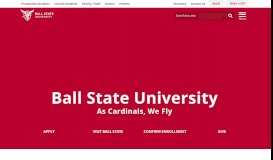 
							         Ball State University - We Fly								  
							    