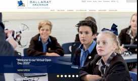 
							         Ballarat Grammar: Co-Educational School in Ballarat								  
							    
