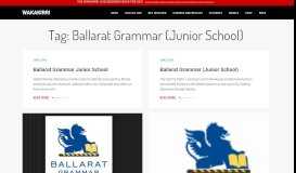 
							         Ballarat Grammar (Junior School) – WAKAKIRRI								  
							    