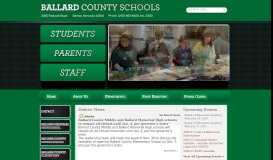 
							         Ballard County Schools Home								  
							    