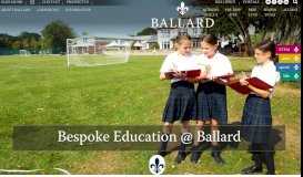 
							         Ballard School | Independent Co-educational School in New Milton								  
							    