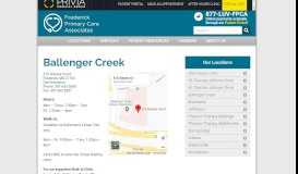 
							         Ballenger Creek - Frederick Primary Care Associates								  
							    