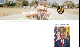 
							         Baltimore City Employee United Way Campaign - United Way of ...								  
							    