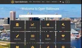 
							         Baltimore | Open Data | Open Baltimore | City of Baltimore's Open Data ...								  
							    