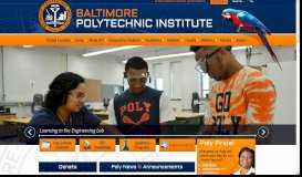 
							         Baltimore Polytechnic Institute								  
							    