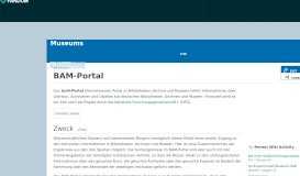 
							         BAM-Portal | Museums | FANDOM powered by Wikia								  
							    