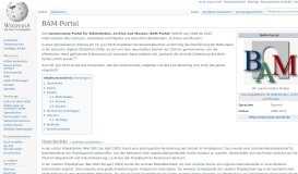
							         BAM-Portal – Wikipedia								  
							    