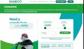 
							         Bamboo Loans | Guarantor Loans | Personal Unsecured Loans								  
							    