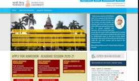 
							         Banaras Hindu University : Entrance Exam								  
							    