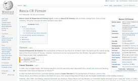 
							         Banca CR Firenze - Wikipedia								  
							    