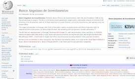 
							         Banco Angolano de Investimentos - Wikipedia								  
							    