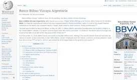 
							         Banco Bilbao Vizcaya Argentaria - Wikipedia								  
							    