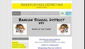 
							         Bandon School District #54								  
							    