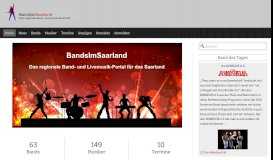 
							         BandsImSaarland - Das Band- und Livemusik-Portal für die Region ...								  
							    