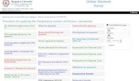 
							         Bangalore University | Online Payment Portal								  
							    