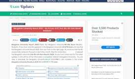 
							         Bangalore University Result 2018 - All Courses Exam Results ...								  
							    