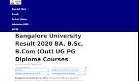 
							         Bangalore University Results 2018-19 BA, B.Sc, B.Com UG PG ...								  
							    