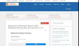 
							         Bangalore University Results 2019 BU B.A B.Sc B.Com Part 1 2 3 Result								  
							    