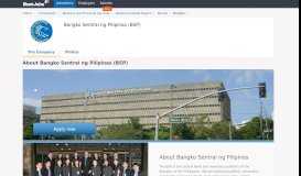 
							         Bangko Sentral ng Pilipinas (BSP) - Bestjobs Philippines								  
							    