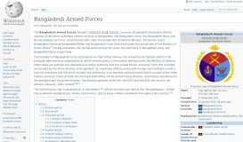 
							         Bangladesh Armed Forces - Wikipedia								  
							    