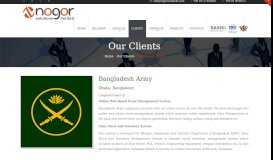 
							         Bangladesh Army | Nogor Solutions Limited								  
							    