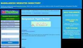 
							         Bangladesh Tigers Portal, , , bdwebsites.com - Profile.								  
							    