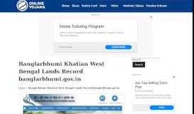 
							         Banglarbhumi Khatian West Bengal Lands Record - banglarbhumi ...								  
							    