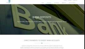 
							         Bank Deposits - InsurPAY | Welcome...								  
							    