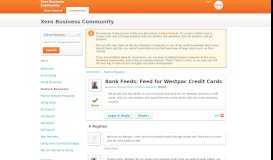 
							         Bank Feeds: Feed for... - Xero Community								  
							    