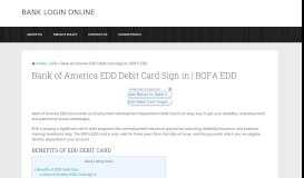 
							         Bank of America EDD Debit Card Sign in | BOFA EDD |								  
							    