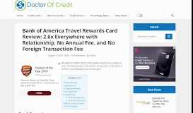 
							         Bank of America Travel Rewards Card Review: 2.6x Everywhere with ...								  
							    