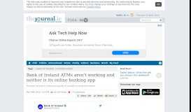 
							         Bank of Ireland ATMs aren't working and neither is its online ...								  
							    