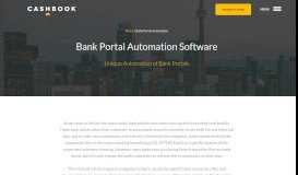 
							         Bank Portal Automation - Cashbook								  
							    