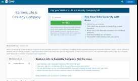 
							         Bankers Life & Casualty Company (Bankers Life) | Pay Your ...								  
							    