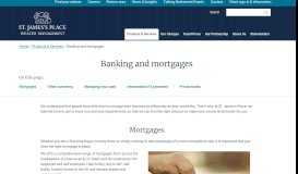
							         Banking and mortgages – St. James's Place Wealth Management								  
							    