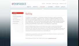 
							         Banking - eTranzact								  
							    