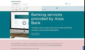 
							         Banking Services Provided by Axos Bank - Nationwide								  
							    
