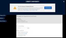 
							         BankMobile Refund Selection Process 1. Log into ... - Liberty University								  
							    