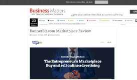 
							         BannerBit.com Marketplace Review								  
							    